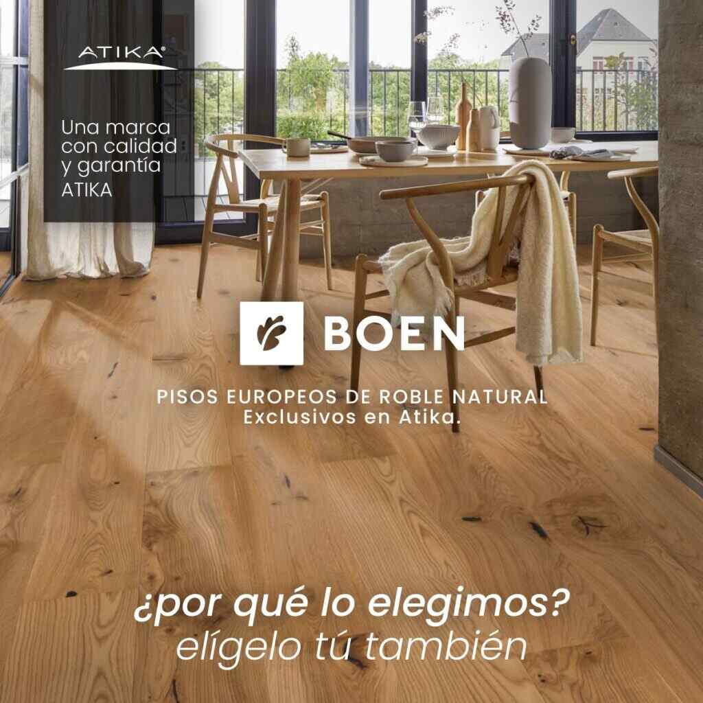 ATIKA elige los pisos de ingeniería Boen, un piso de madera para toda la vida