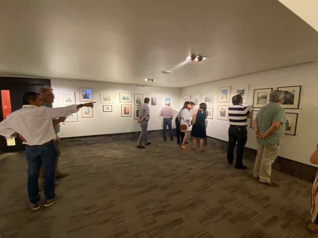 Exposición “Paisajes” Acuarelas de César Goldsmith en Espacio AOA