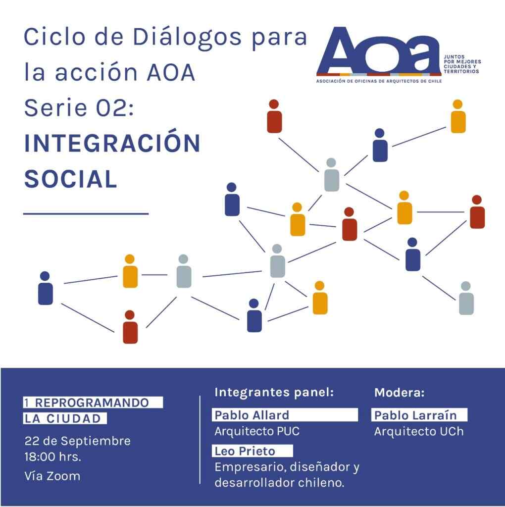 Comienza el segundo ciclo de Diálogos para la Acción AOA con una nueva temática: Integración social