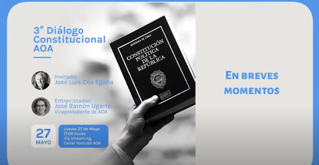 El abogado José Luis Cea Egaña fue el tercer invitado de “Diálogos Constitucionales”