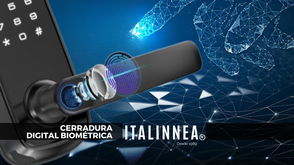 ITALINNEA® CERRADURA DIGITAL BIOMÉTRICA IT-300