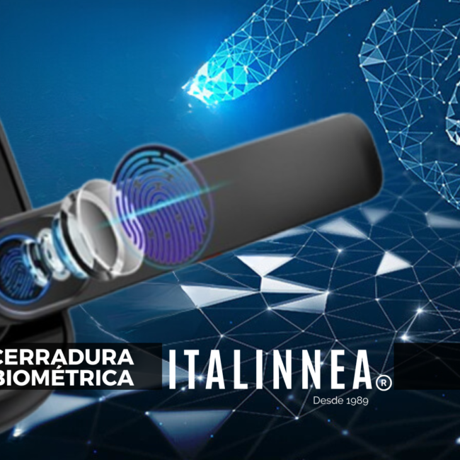 ITALINNEA® CERRADURA DIGITAL BIOMÉTRICA IT-300