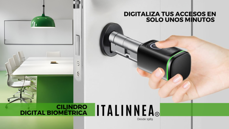 CILINDRO DIGITAL  BIOMÉTRICO – ITALINNEA®